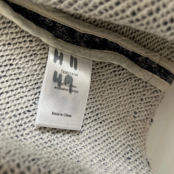 XXS Marled Blue Zip-up Sweater Jacket - Picture 4 of 4